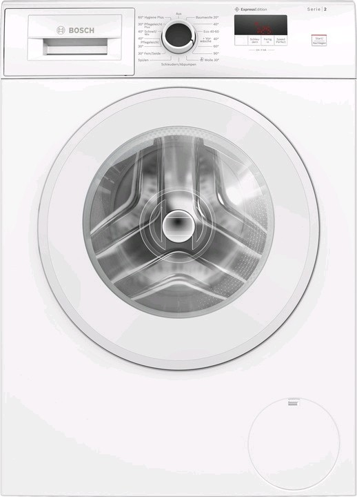 Bosch WGE0241H - Waschmaschine, 7 Kg, 1400 U/min, Serie 2, Weiss, A