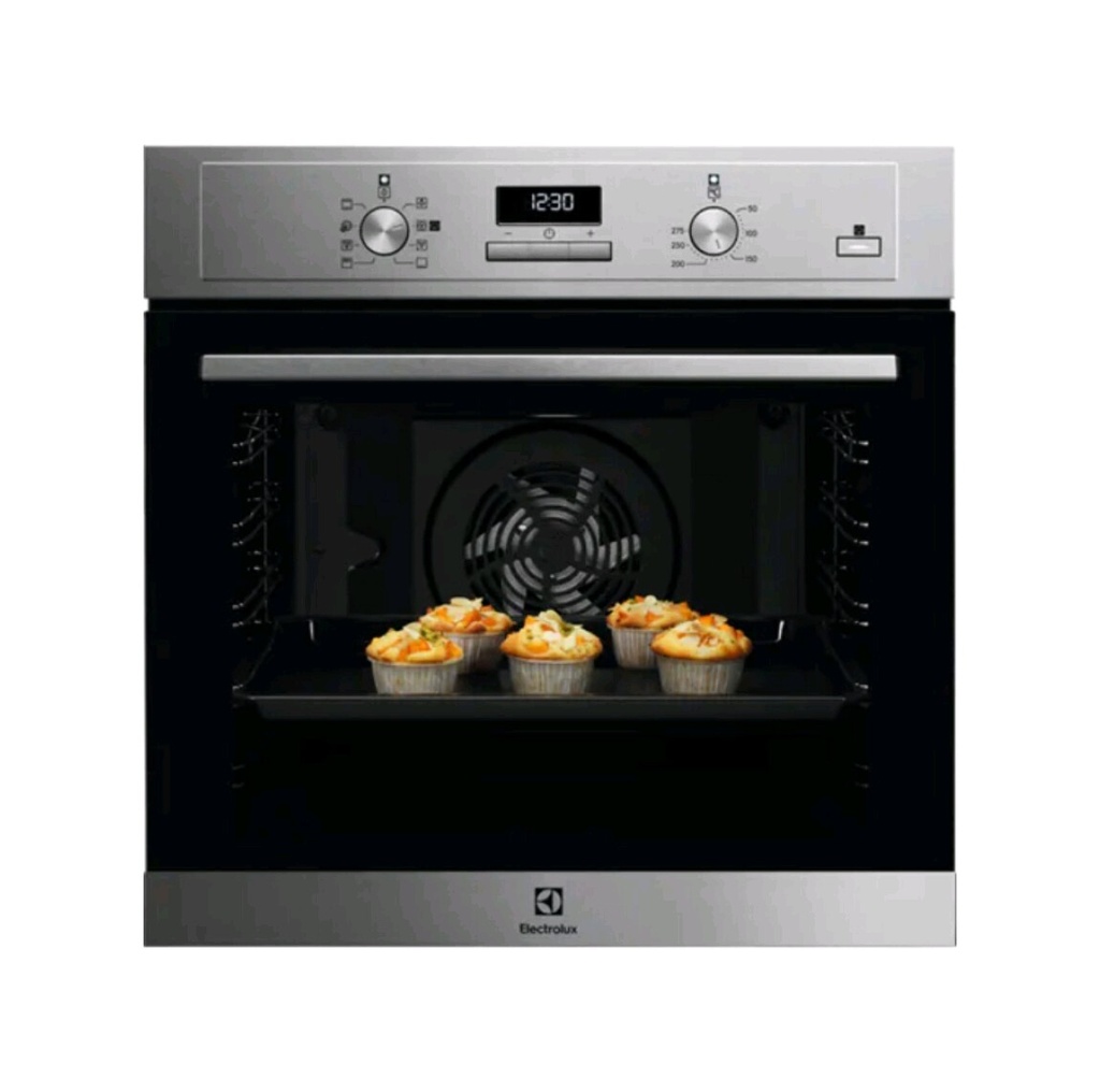 Electrolux COD3S40X - Einbau-Backofen, Serie 600, Schwarz/Edelstah, A